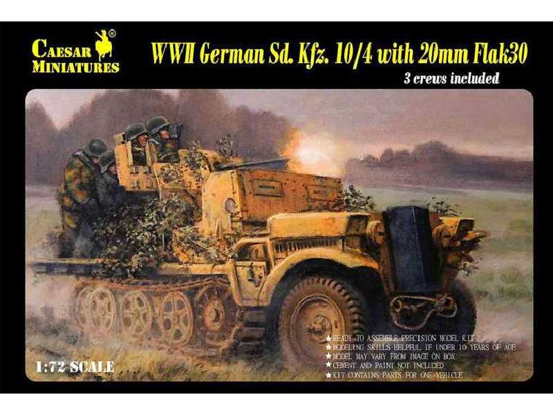 WWII German Sd. Kfz.10/4 with 20mm Flak 30 - image 1