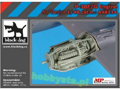 P-38 F-g Engine For Tamiya - image 1