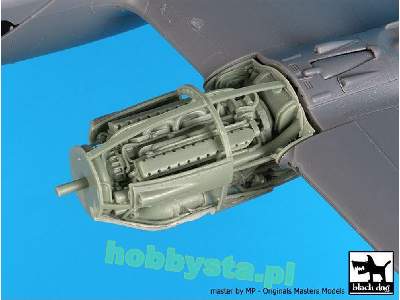 P-38 F-g Engine For Tamiya - image 2