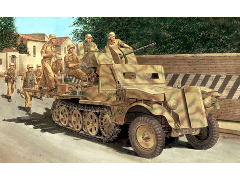 Sd.Kfz.10/5 w/Armor Cab fur 2cm FlaK 38 - image 1