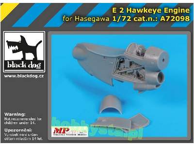 E-2 Hawkeye Engine For Hasegawa - image 1