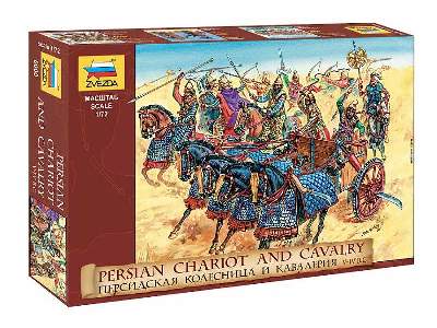 Figures - Persian cavalry w/chariot V - IV century b.c. - image 1