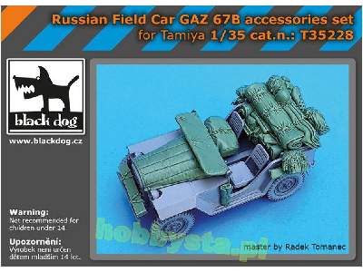 Russian Field Car Gaz 67b Accessories Set For Tamiya - image 1