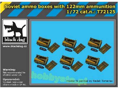 Soviet Ammo Boxes With 122mm Ammunition - image 1