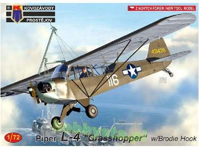 Piper L-4 Grasshopper W/Brodie Hook - image 1