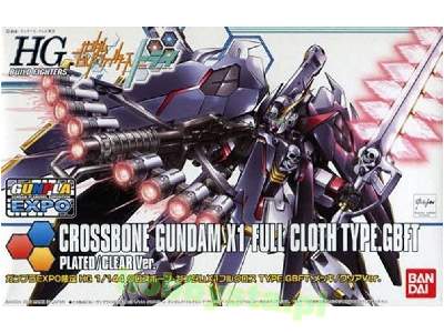 Crossbone Gundam X1 Full Cloth Type. Gbft Plated Clear Ver. (Gun - image 1