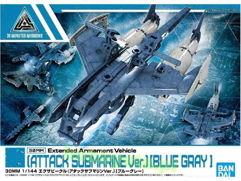 Ea Vehicle Attack Submarine [blue Gray] - image 1