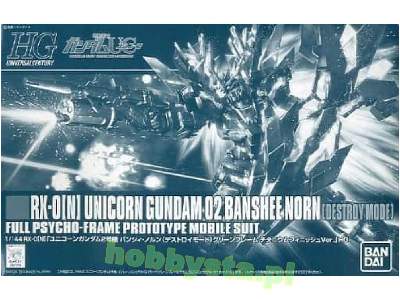 Rx-0[n] Unicorn Gundam 02 Banshee Norn (Destroy Mode) Green Fram - image 1