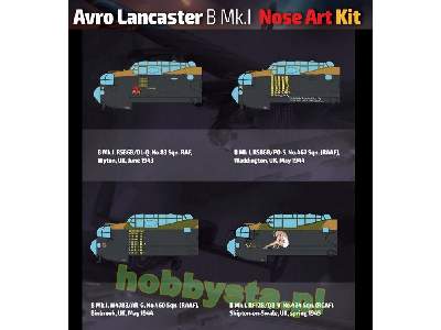 Avro Lancaster B Mk.I Nose Art Kit - image 2