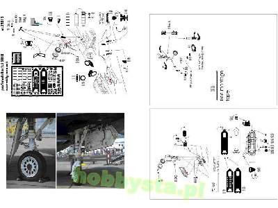 Lockheed F-117 Undercarriage (For Italeri Revell And Testors Kit - image 1