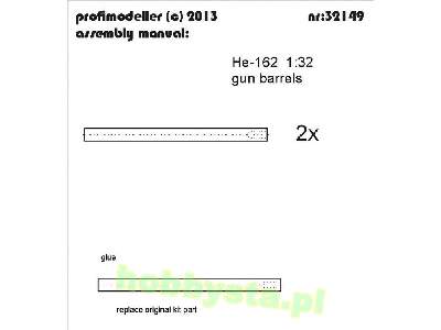Heinkel He 162a Gun Barrels (Designed To Be Used With Best Choic - image 1