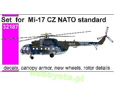 Set For Mi-17 Cz Nato Standard (Includes Decals, Canopy Armour,  - image 1