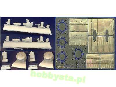 Intake And Exhaust Gloster Meteor. Includes Detailed Intake, Exh - image 1