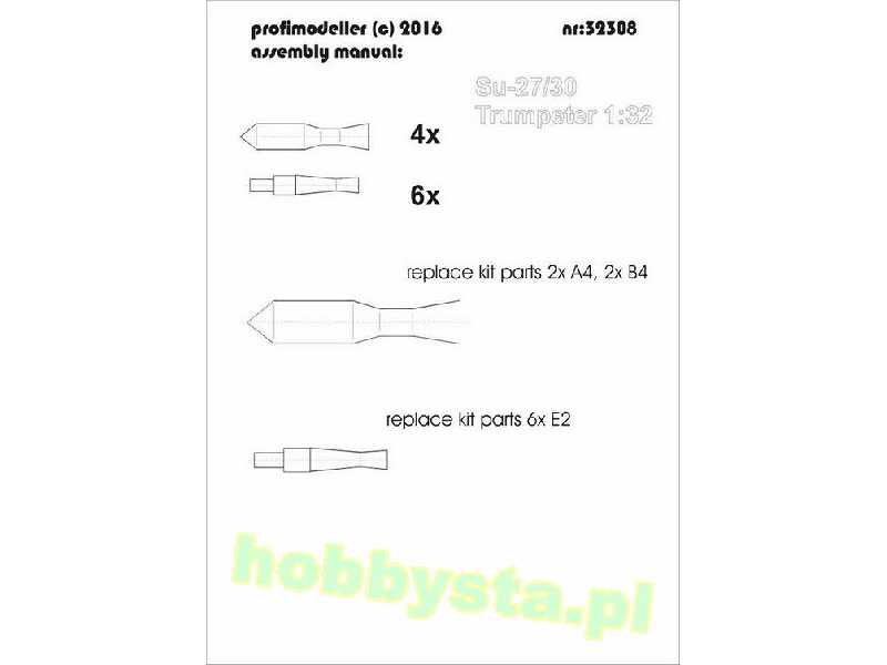 Static Electricity Ports For Sukhoi Su-27/Su-30 (Designed To Be  - image 1