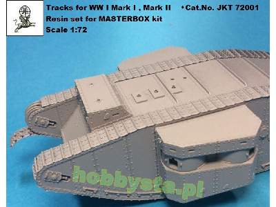 Tracks For The WWi Tank Mk.I/Mk.Ii Male/Female (Designed To Be U - image 1