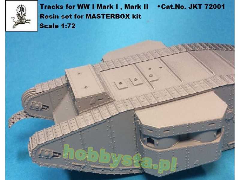 Tracks For The WWi Tank Mk.I/Mk.Ii Male/Female (Designed To Be U - image 1