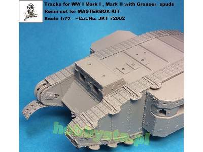 Tracks With Grouser Spuds For The WWi Tank Mk.I/Mk.Ii Male/Femal - image 1