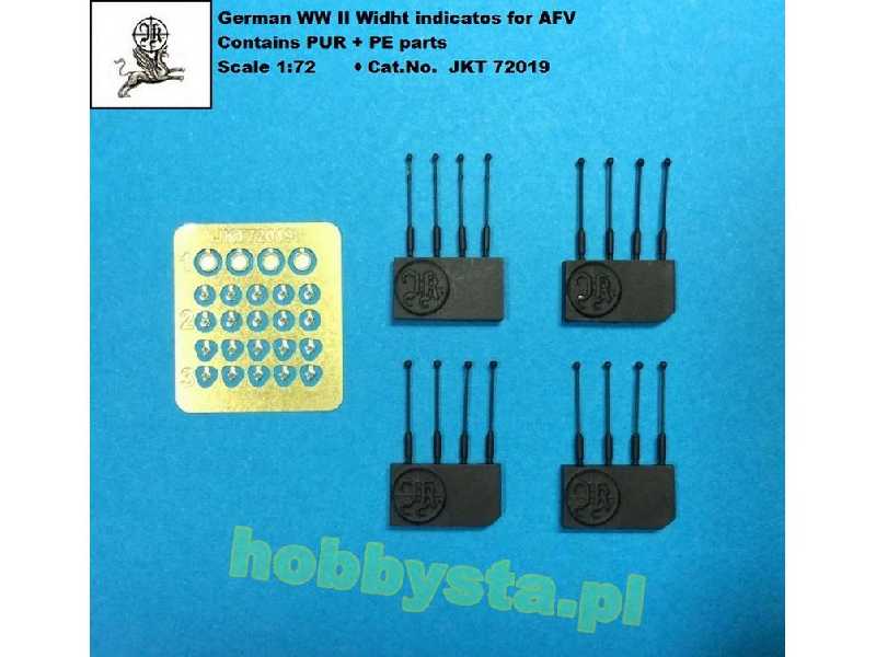 German WWii Width Indicator Bars (Designed To Be Used With Afv M - image 1