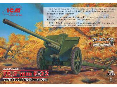 76,2 mm F-22 - WWII Soviet Divisional Gun - image 2