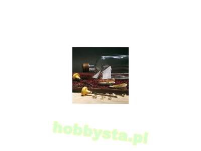 Jacht Holenderski - Golden Yacht - model w butelce - image 5