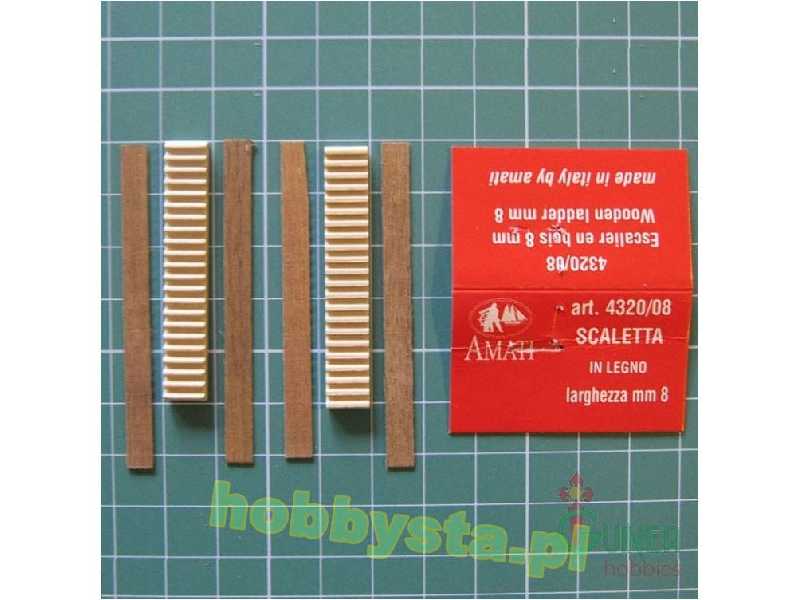 Schody drewniane 50mm x 9mm 2szt. - image 1 Schody drewniane 50mm x 9mm 2szt. - image 1