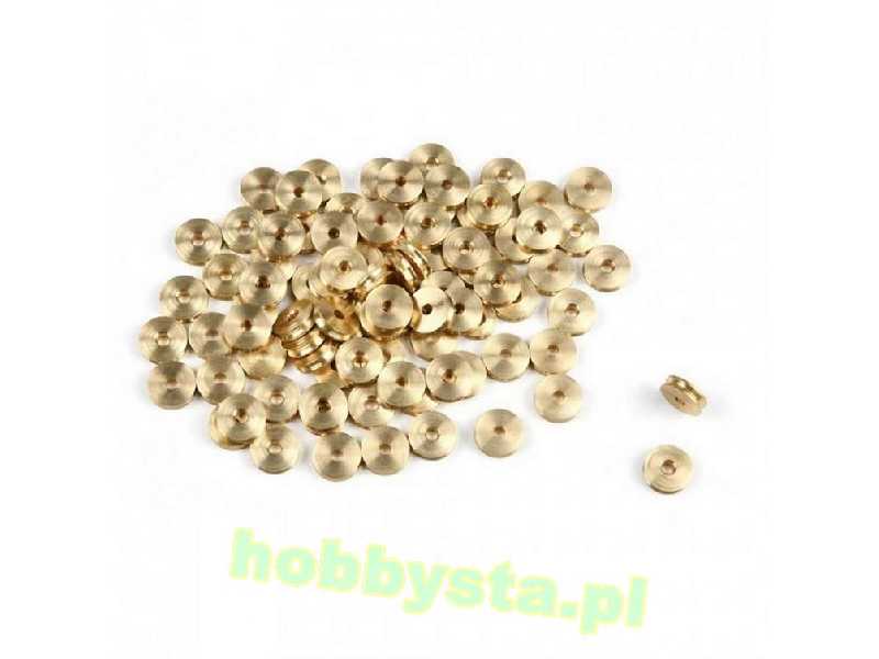 Krążek mosiężny 2,5mm 10szt. - - image 1