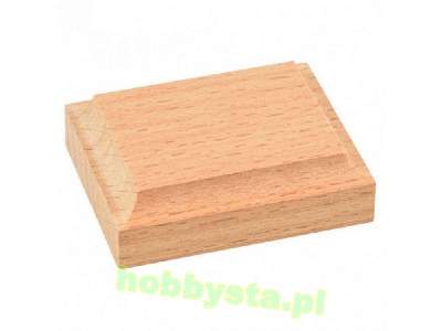 Podstawka z litego drewna 5x4x1,5cm - image 1
