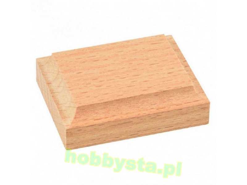 Podstawka z litego drewna 5x4x1,5cm - image 1