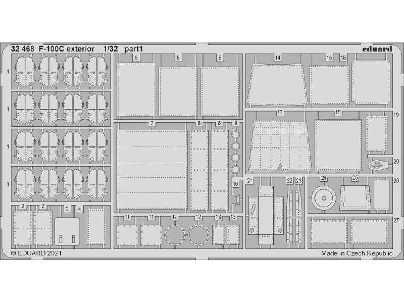 F-100C exterior 1/32 - image 1