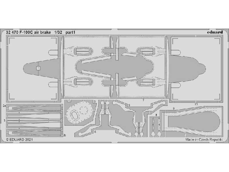 F-100C air brake 1/32 - image 1