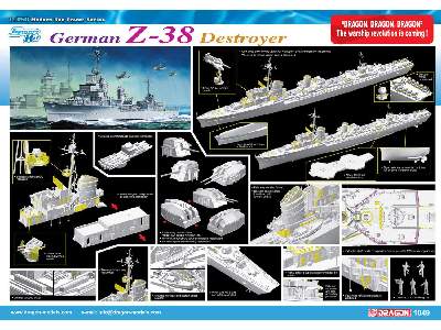 German Z-38 Destroyer - Smart Kit - image 2