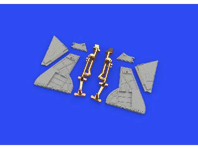 Tempest Mk. II undercarriage legs BRONZE 1/48 - Eduard - image 2