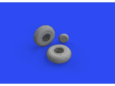 B-17 wheels cross tread 1/48 - Hk Models - image 6