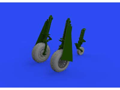 P-51D wheels block tread 2 1/48 - Eduard - image 1