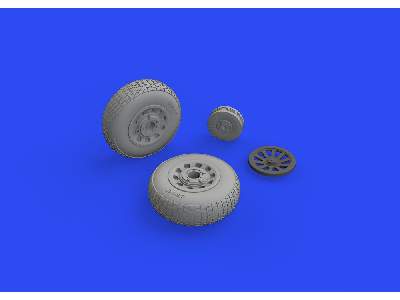 P-51D wheels block tread 2 1/48 - Eduard - image 7