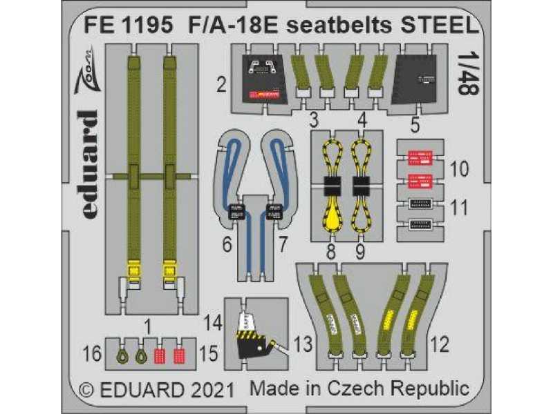 F/ A-18E seatbelts STEEL 1/48 - image 1 F/ A-18E seatbelts STEEL 1/48 - image 1