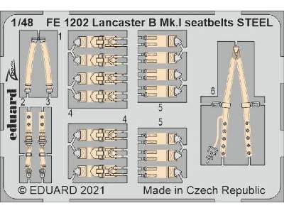 Lancaster B Mk. I seatbelts STEEL 1/48 - image 1