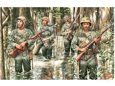 US Marines in Jungle - WWII era - image 1