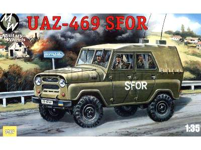 UAZ-469 SFOR/KFOR Soviet army car - image 1