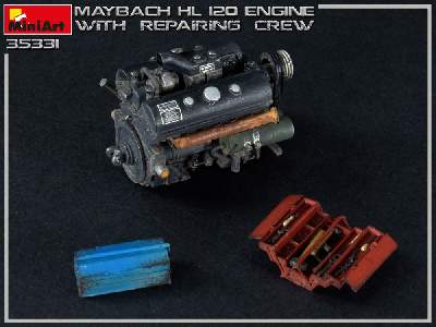 Maybach Hl 120 Engine For Panzer Iii/iv Family With Repair Crew - image 14