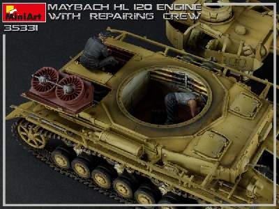 Maybach Hl 120 Engine For Panzer Iii/iv Family With Repair Crew - image 18