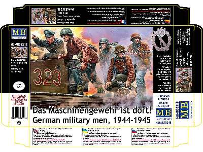 German military men, 1944-1945. Das Maschinengewehr ist dort! - image 3