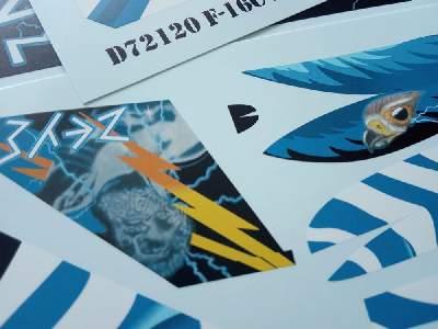 Greek F-16c Block 52 ZeUS Demo Team 2015 Decal + Resin Cft And P - image 4