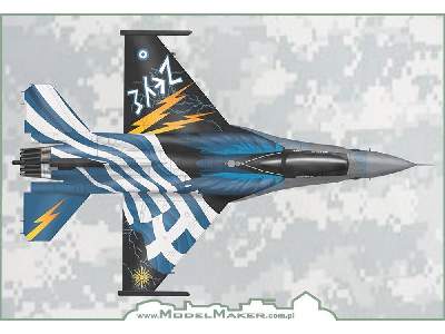 Greek F-16c Block 52 ZeUS Demo Team 2015 Decal + Resin Cft And P - image 7