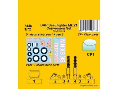 Dap Beaufighter Mk.21 Konwersja (Airfix) - image 1