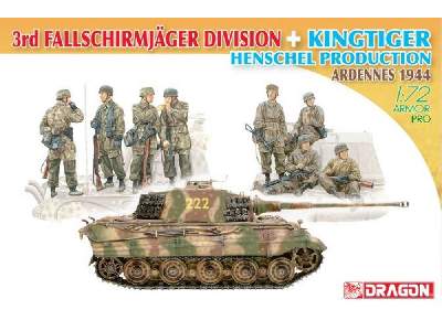 3rd Fallschirmjager Div. + KingTiger Henschel Prod. Ardennes '44 - image 1