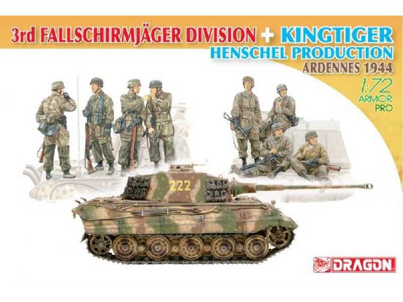 3rd Fallschirmjager Div. + KingTiger Henschel Prod. Ardennes '44 - image 1