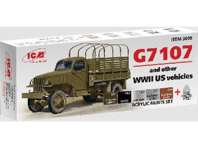 Chevrolet G7107 G7107 and other WWII US Vehicles paint set - image 1