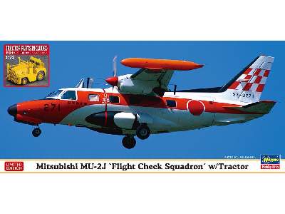 Mitsubishi Mu-2j 'flight Check Squadron' W/Tractor - image 1