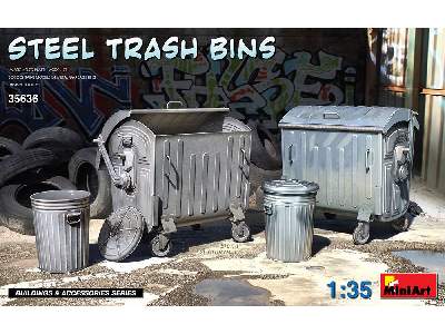 Steel Trash Bins - image 1